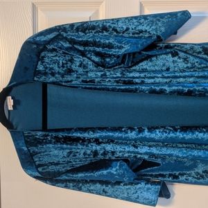 Velvet Kimono Teal